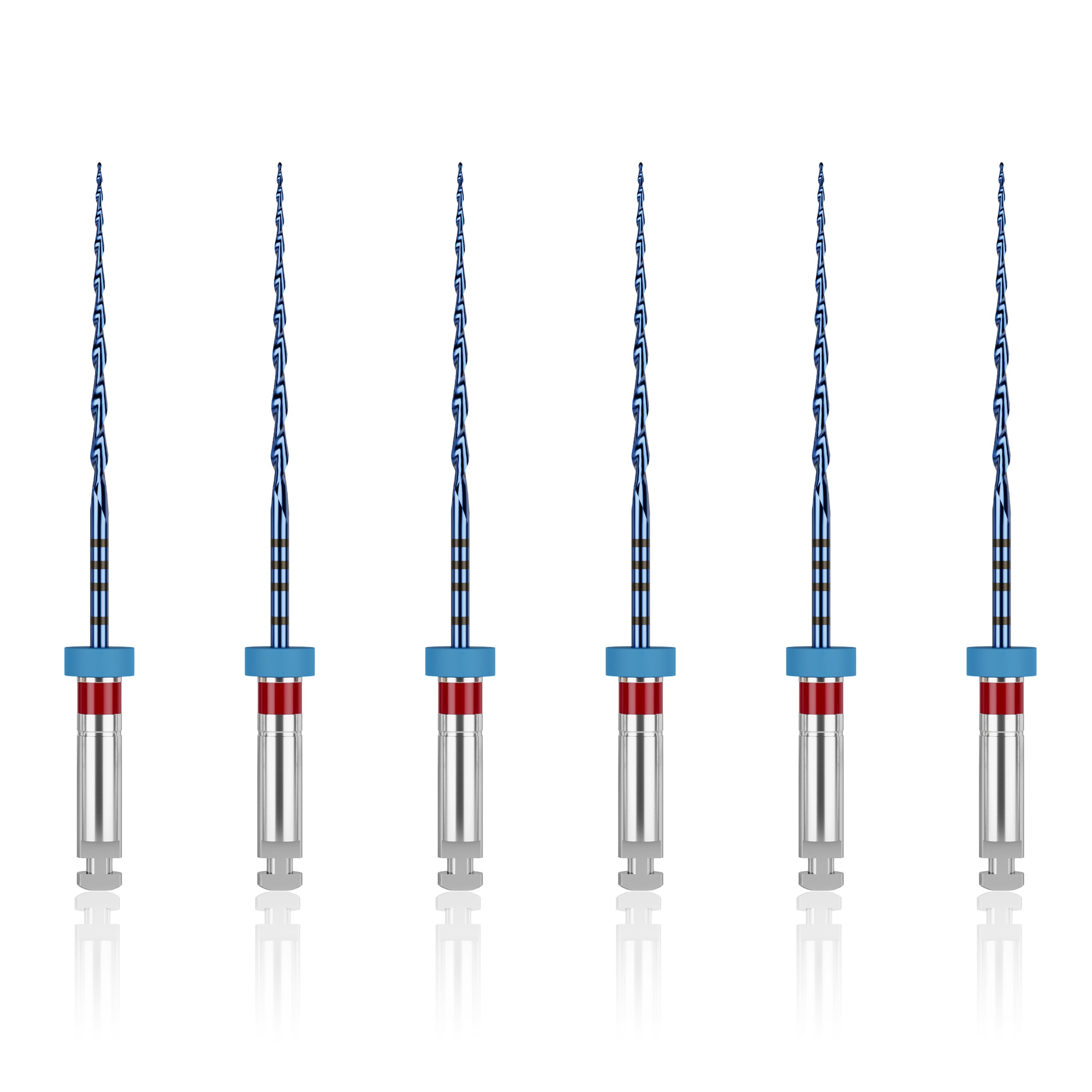 Waldent Wal-flex S-Blue Rotary Files 25mm - 25/4%