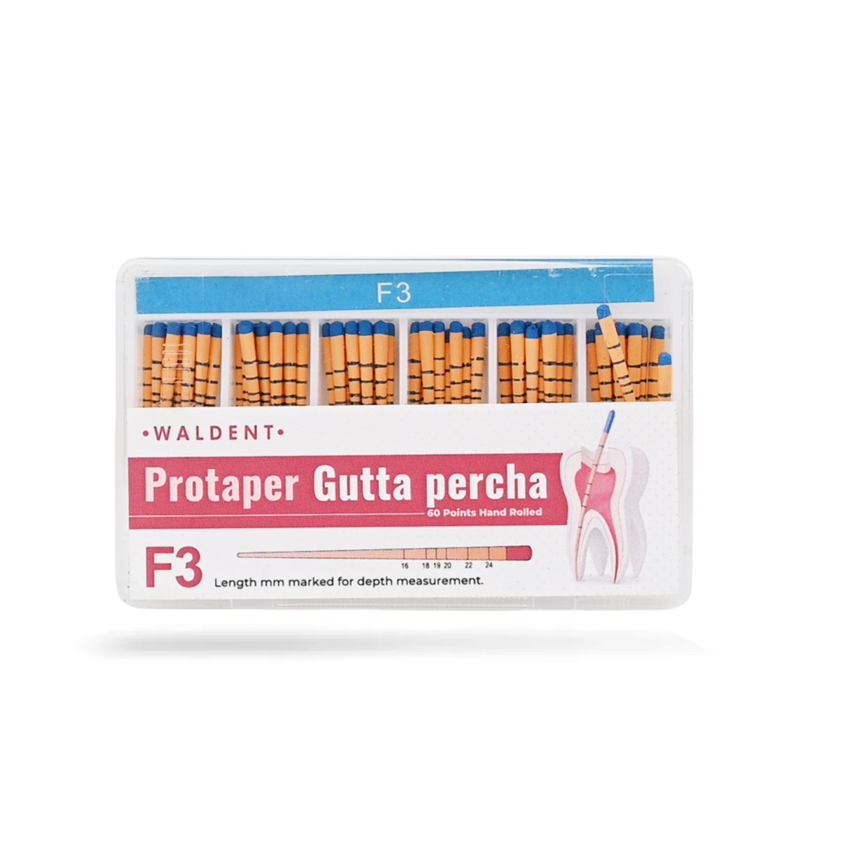Waldent Gutta Percha Points Protaper (Length Marked) #F3