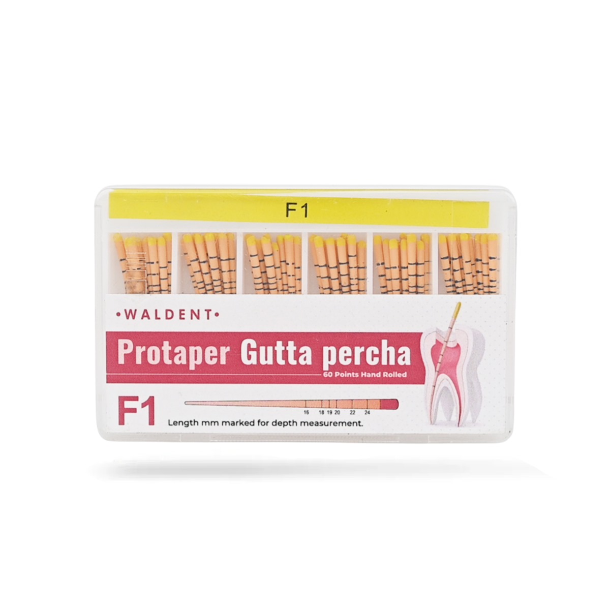 Waldent Gutta Percha Points Protaper (Length Marked) #F1