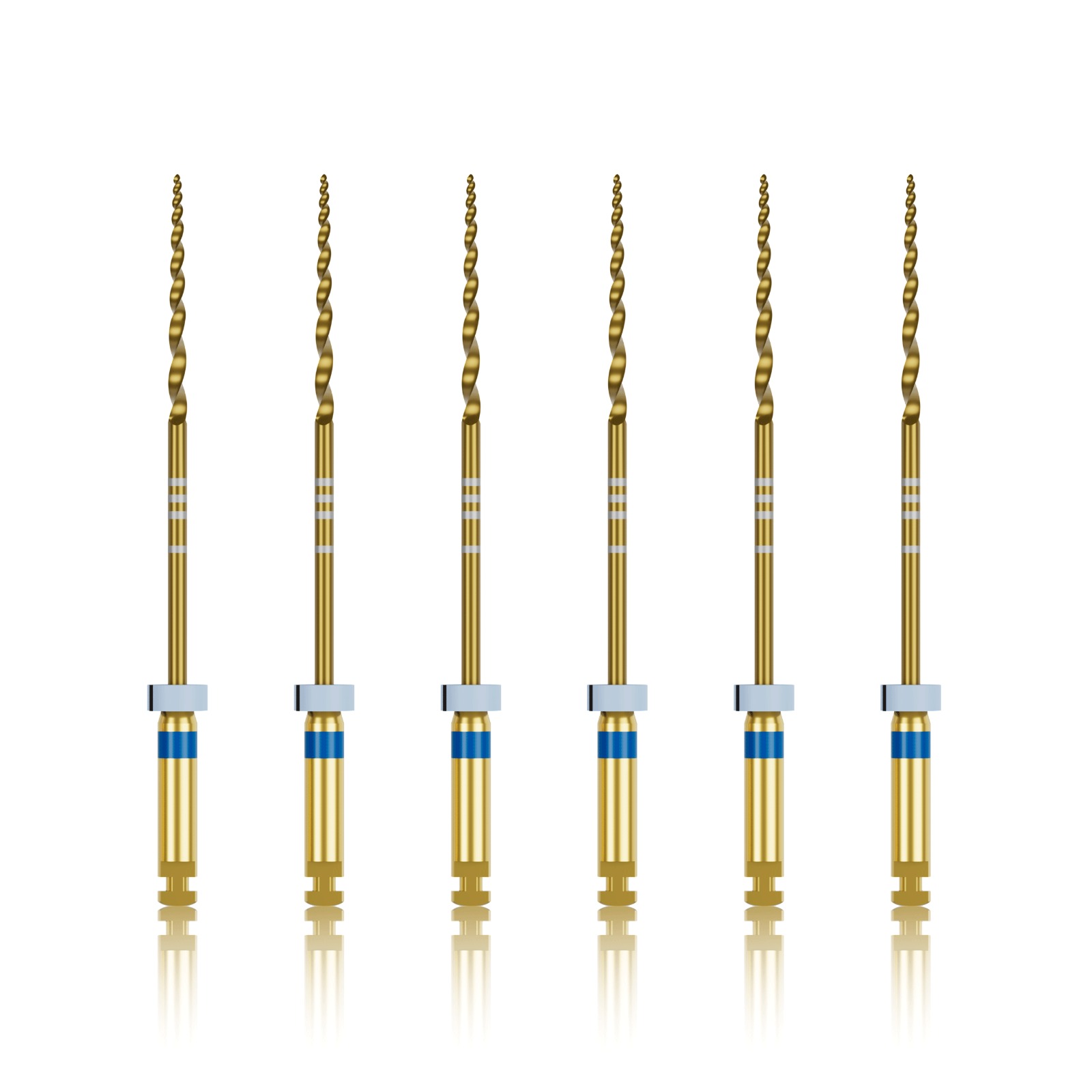 Waldent Premium Taper Gold Rotary Files F3 31mm 