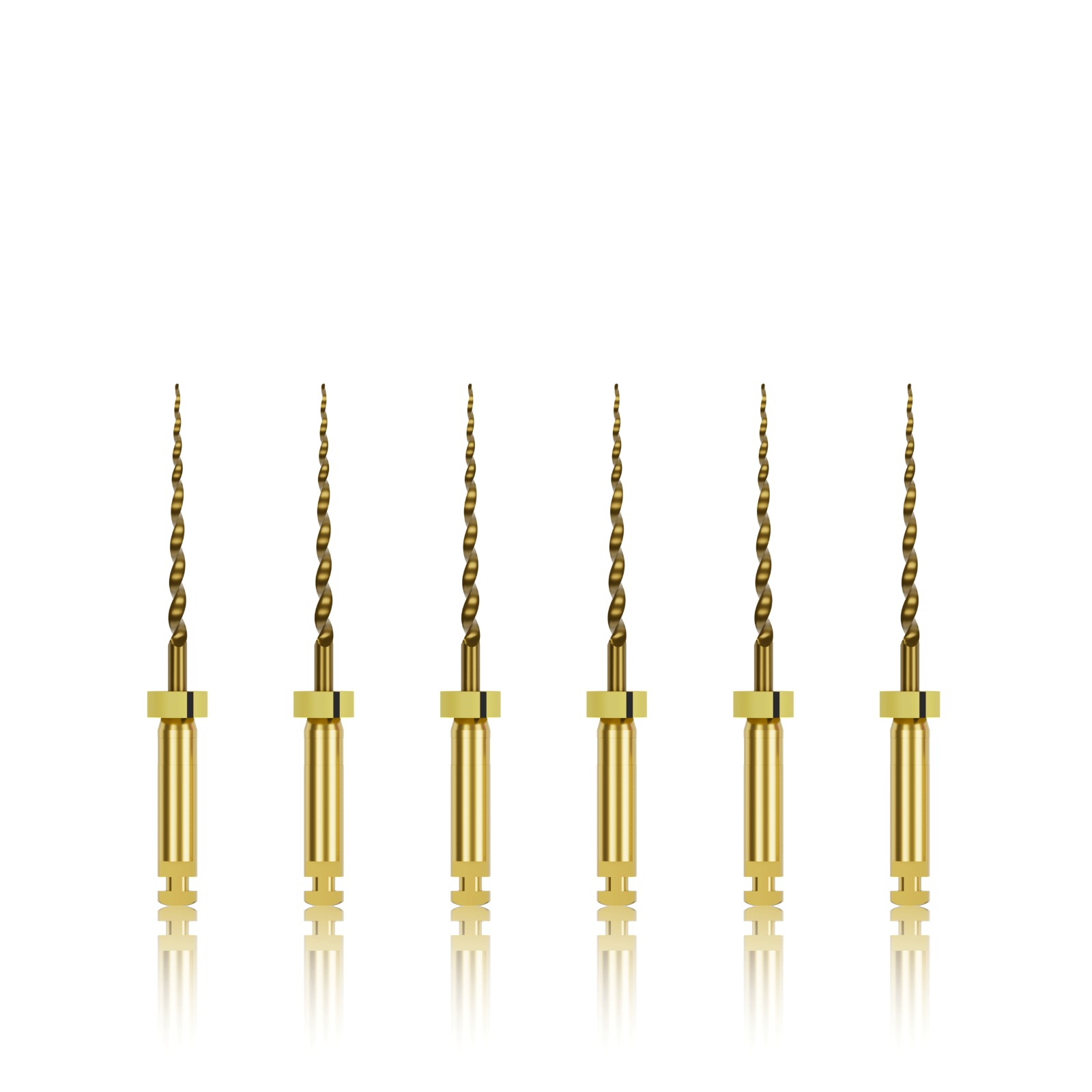 Waldent Premium Taper Gold Rotary Files - 19mm SX