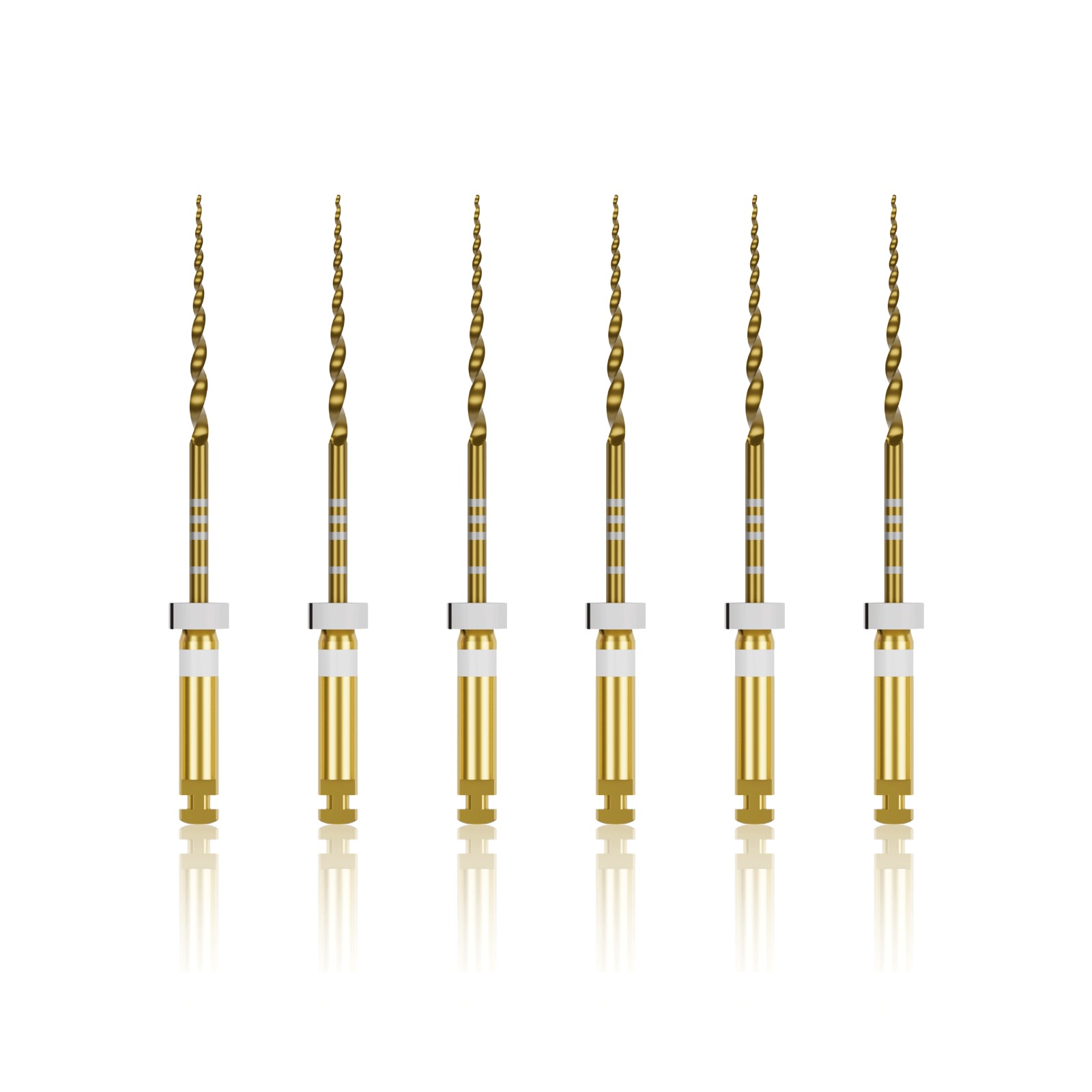 Waldent Premium Taper Gold Rotary Files - 25mm S2