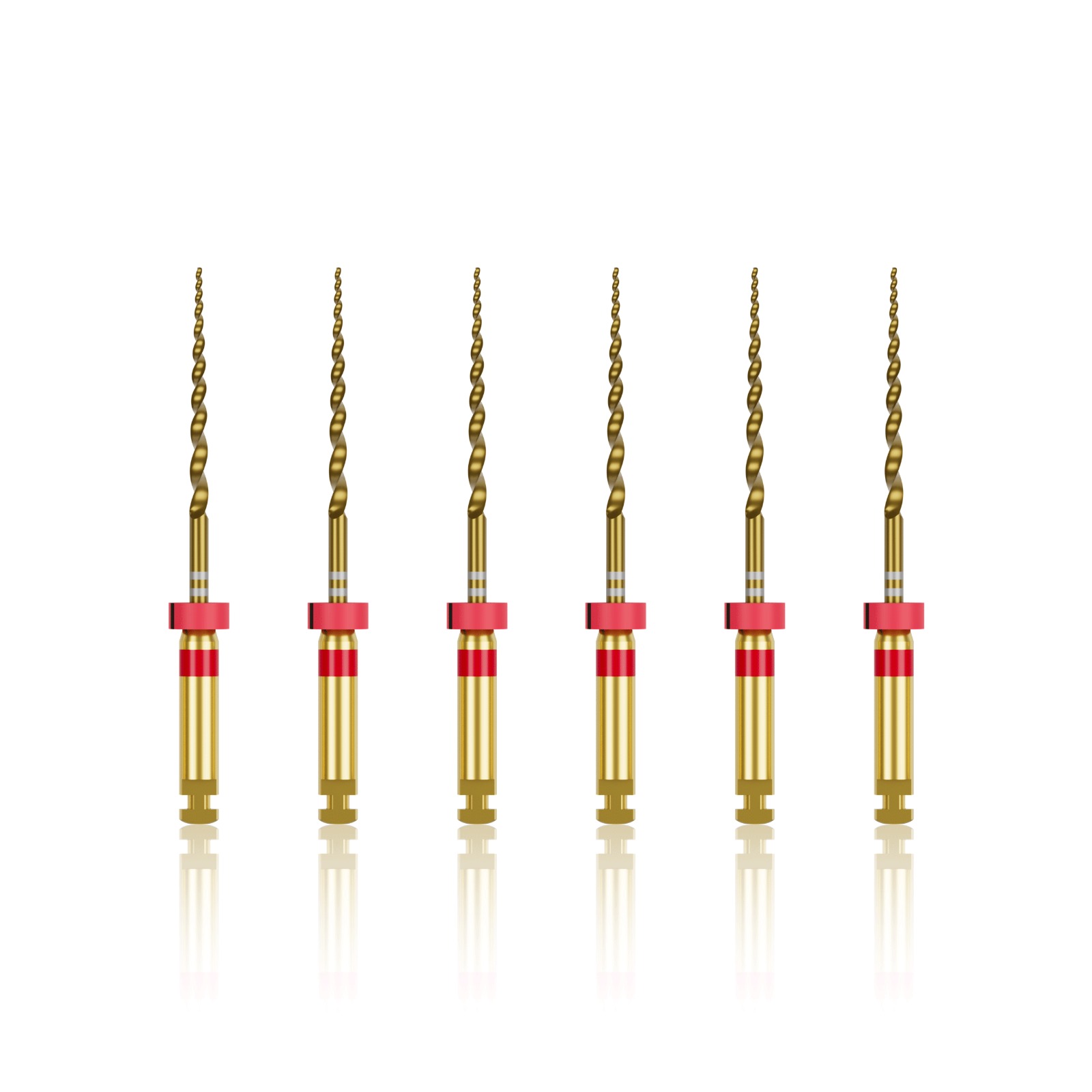 Waldent Premium Taper Gold Rotary Files - 21mm F2