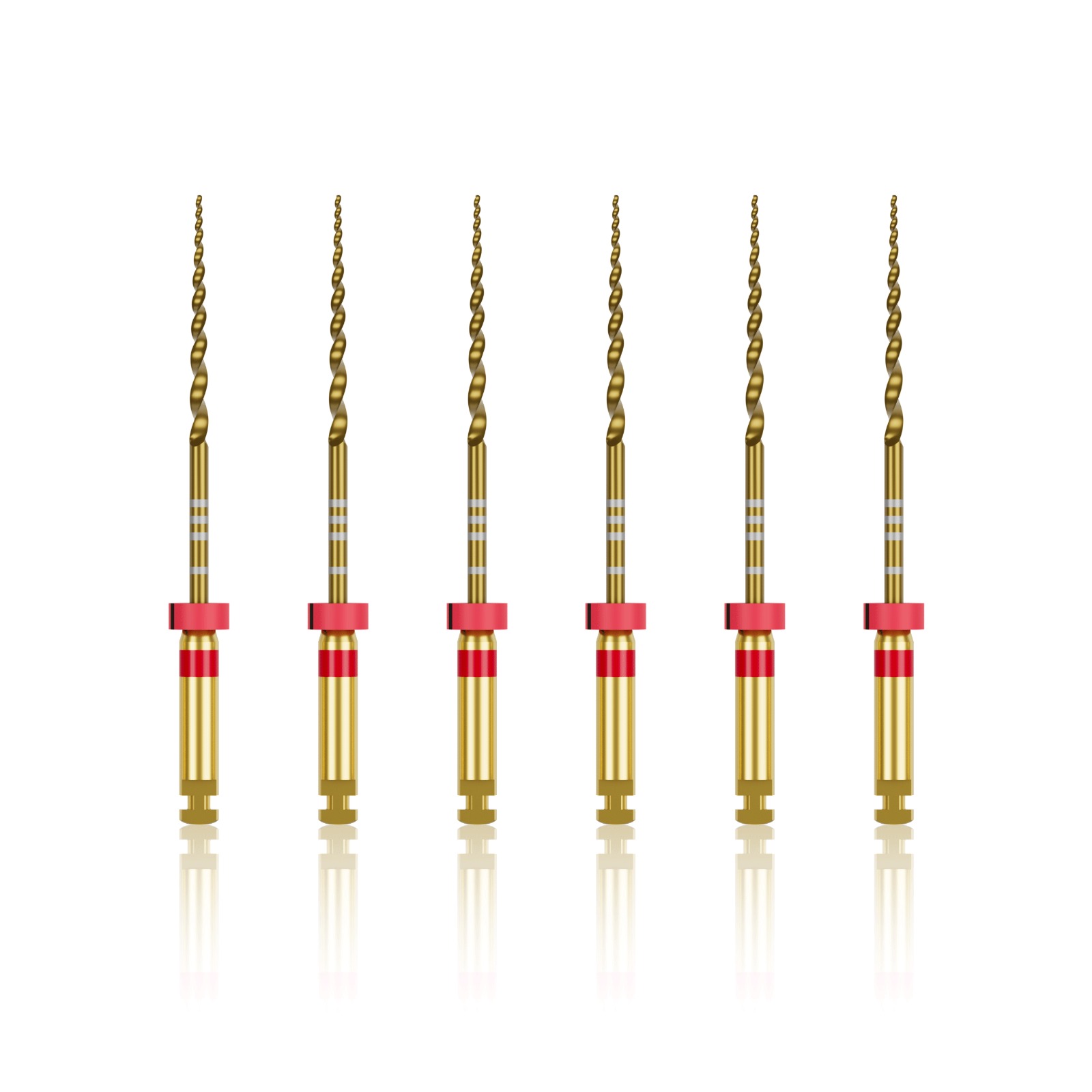 Waldent Premium Taper Gold Rotary Files - 25mm F2