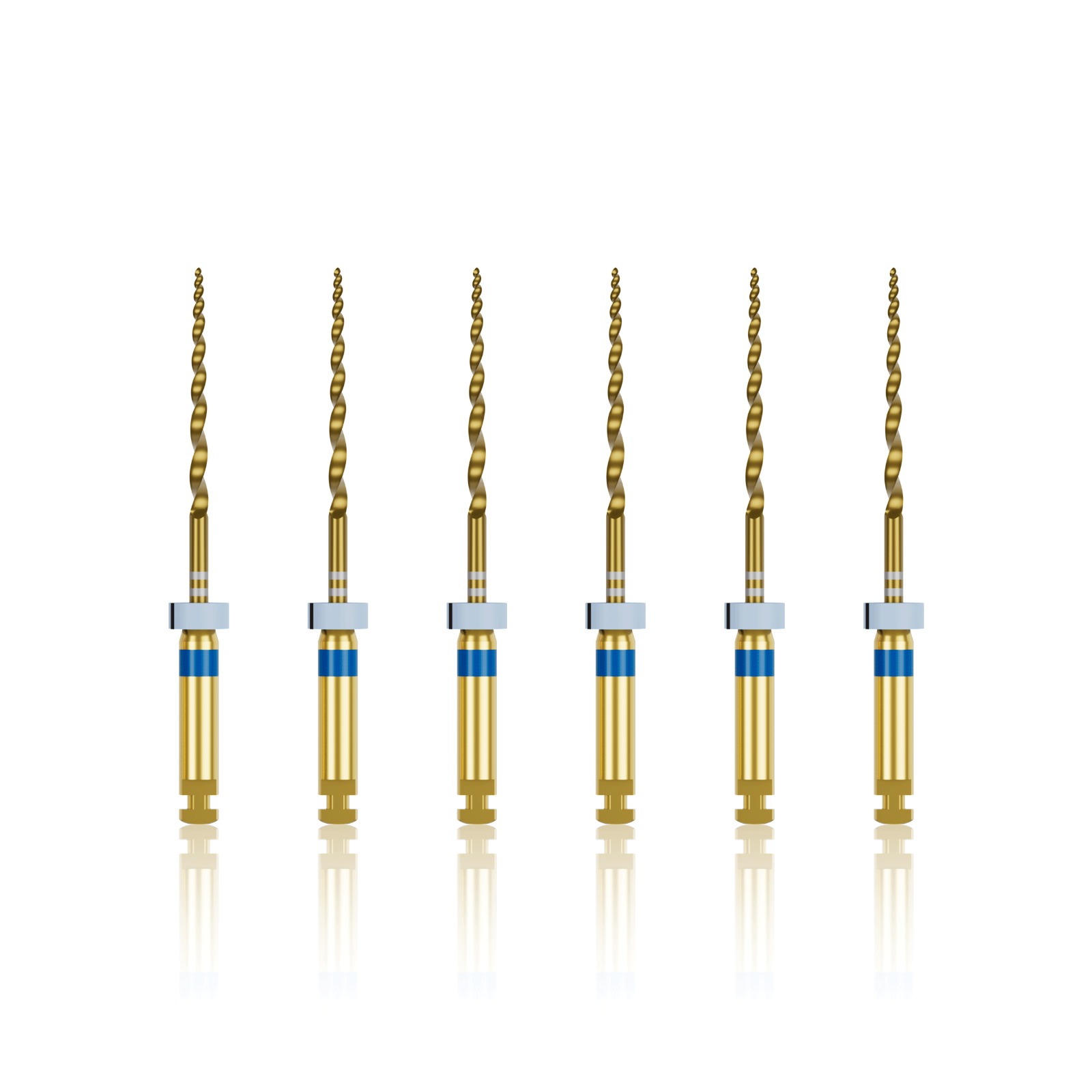 Waldent Premium Taper Gold Rotary Files - 21mm F3