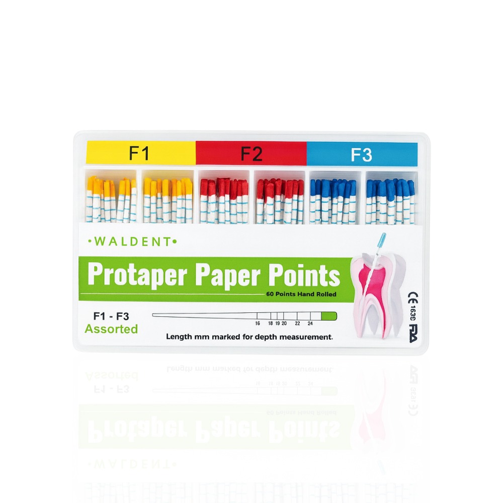 Waldent Paper Points Protaper (Length Marked) #F1-F3