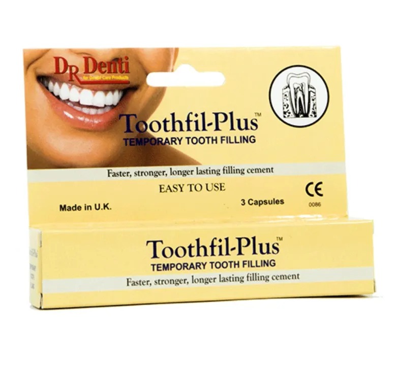 Dr Denti Toothfil-Plus Temporary Filling Material (3 Capsules)