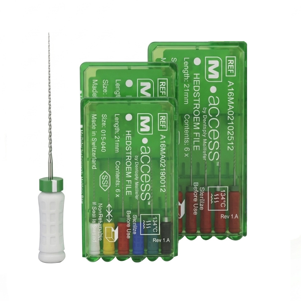 Dentsply M-Access H-Files -21mm (Hand Operated Files)