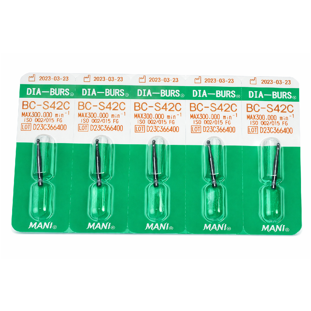 Mani Diamond Airotor Burs - BC - S42C