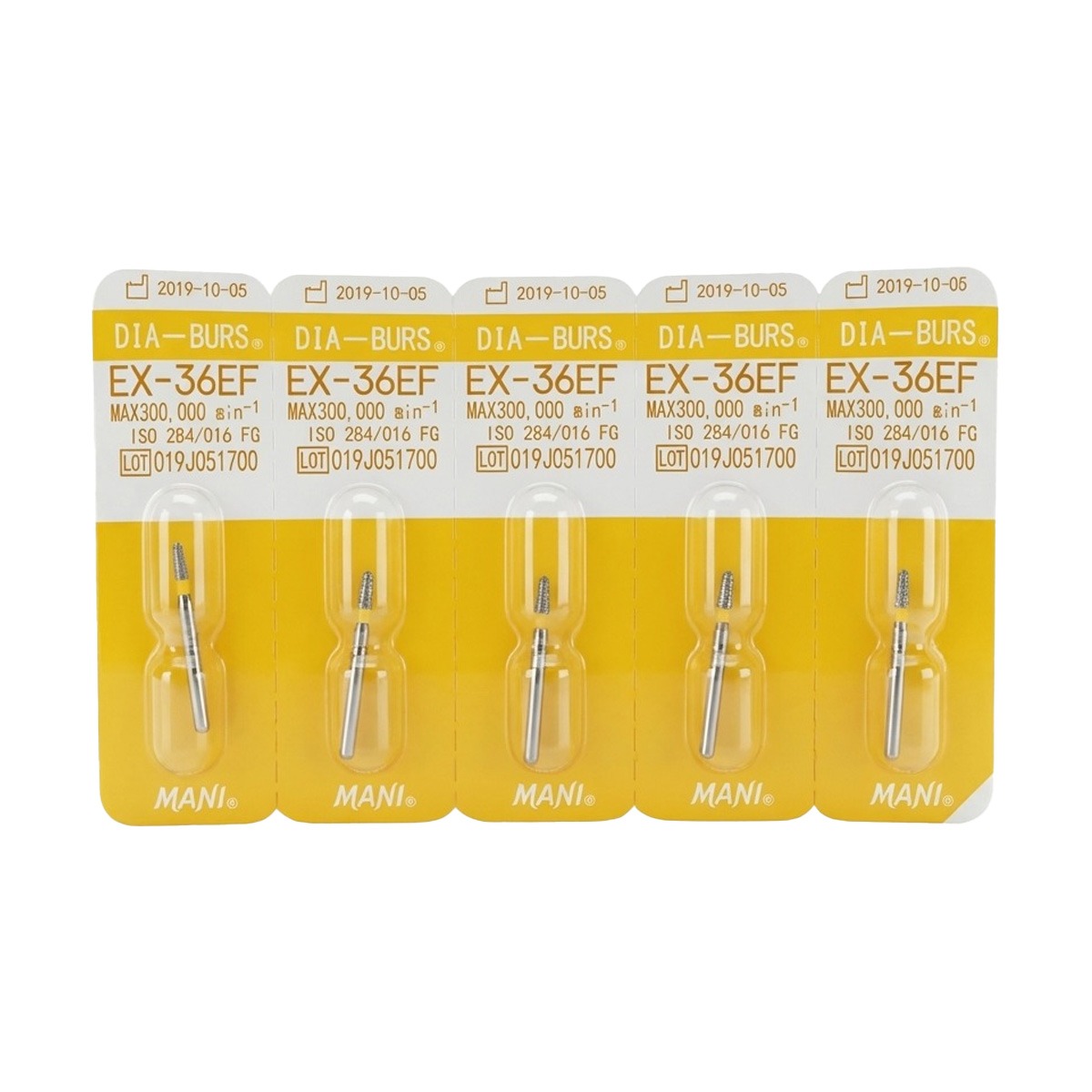 Mani Diamond Airotor Burs - Ex-36ef