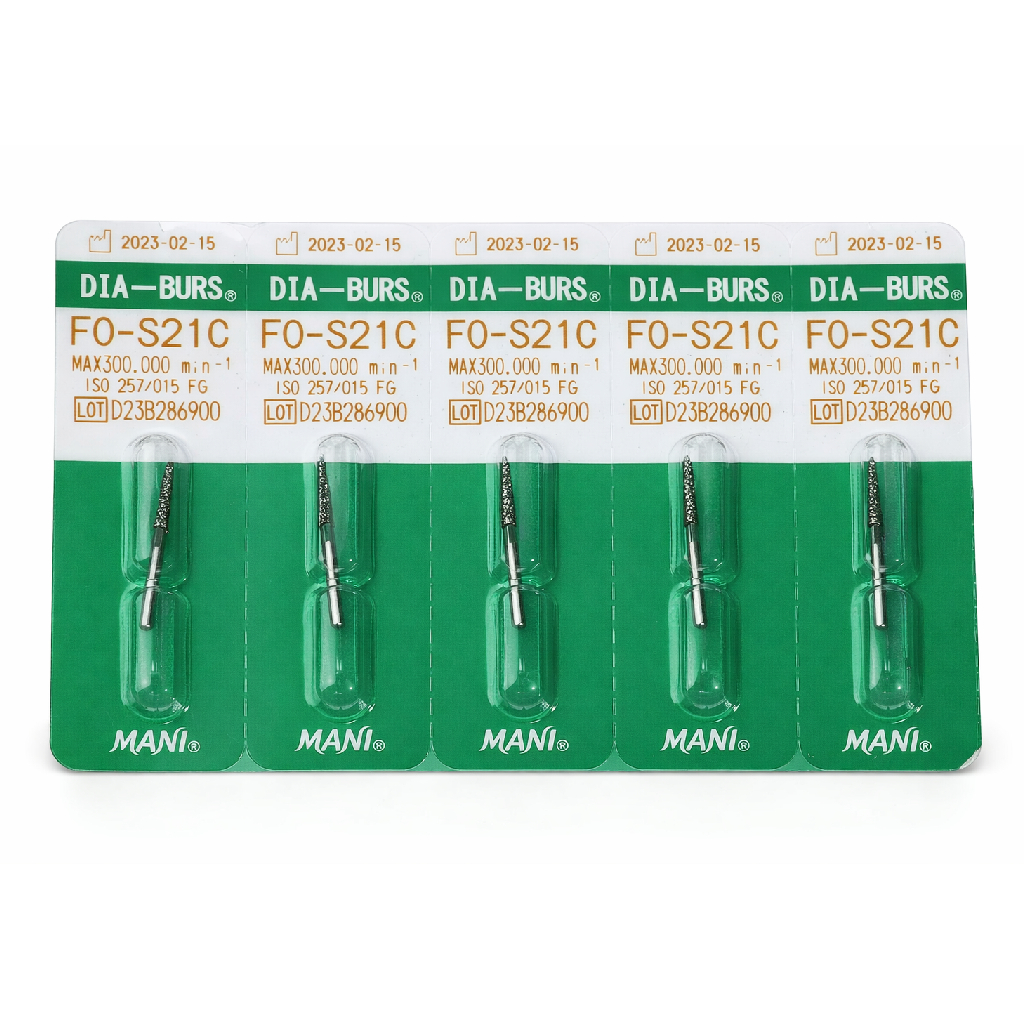 Mani Diamond Airotor Burs - FO - S21C