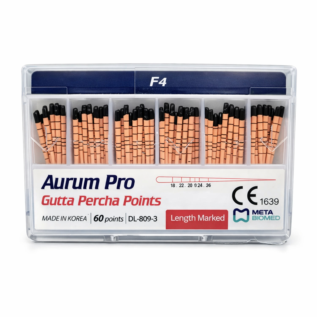Meta Gutta Percha Points - Length Marked Protaper # F4