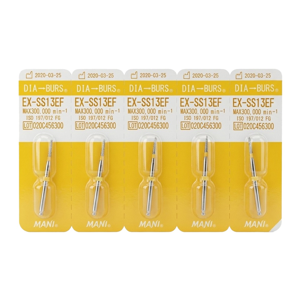 Mani Diamond Airotor Burs - Ex-Ss13ef