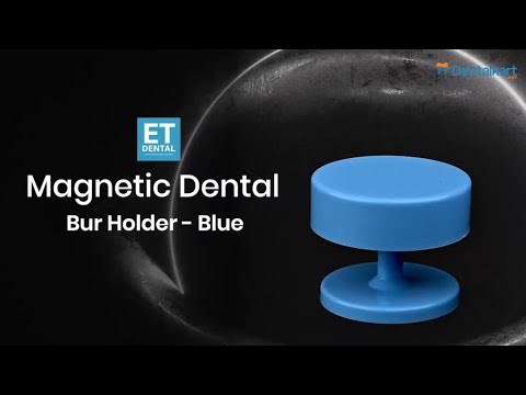 ET Dental Magnetic Dental Bur Holder - Blue      - 2